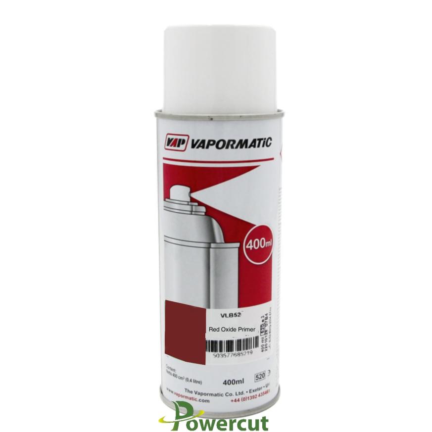 Vapormatic Red Oxide Primer Spray Paint Aerosol 400ml VLB5274 Sold by Powercut.co.uk