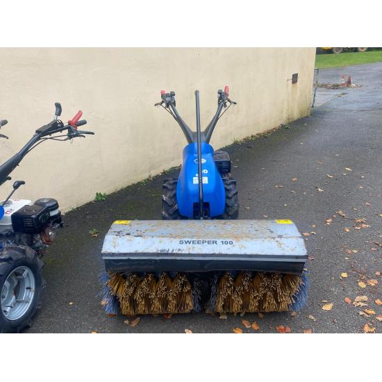 Used BCS630 2-Wheel Tractor with 100cm power brush attachment.