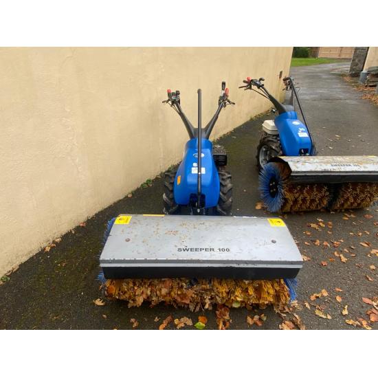 Used BCS630 2-Wheel Tractor with 100cm power brush attachment.