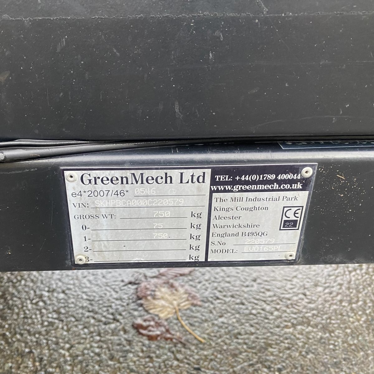 Used GreenMech EVO165P Chipper