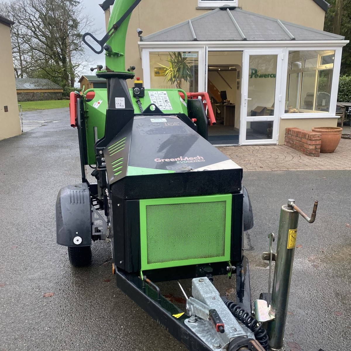 Used GreenMech EVO165P Chipper