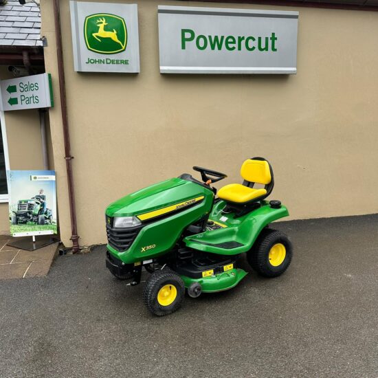 Two Nearly New John Deere X350's